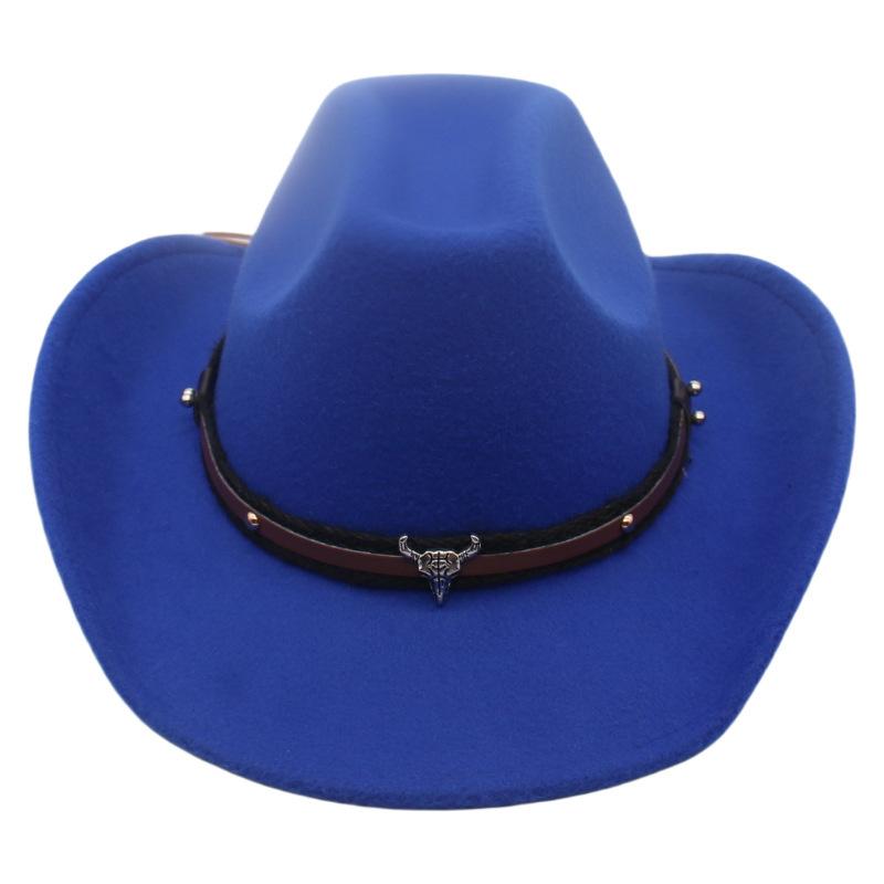 British Celebrity Style High-End Top Hat Tibetan Bull Head Accessories Travel Mountaineering Sun Protection Hat