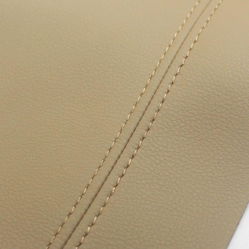 Soft Beige Leather Door Armrest Cover For Hyundai Sonata 2004 2005 2006 2007 2008 Car-styling 4pcs Door Armrest Panel Cover Trim