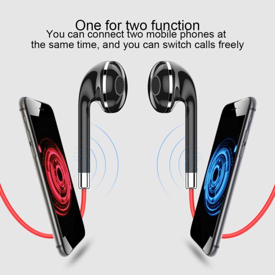 Magnetic Wireless Bluetooth-compatible Stereo Earphone Handsfree Neckband Headset with Mic