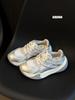 2025 summer new thick-soled German training shoes women's red fashion casual trendy shoes small sports Forrest Gump dad shoes