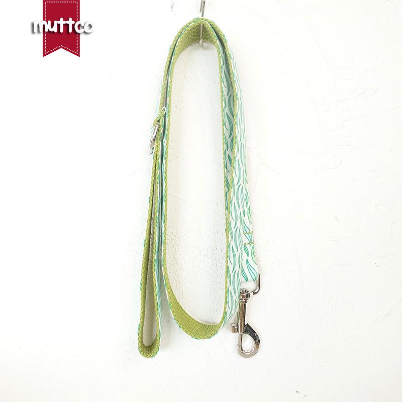 MUTTCO Personalized Design Dog Collar and Leash - New Style UDL-092 Medium