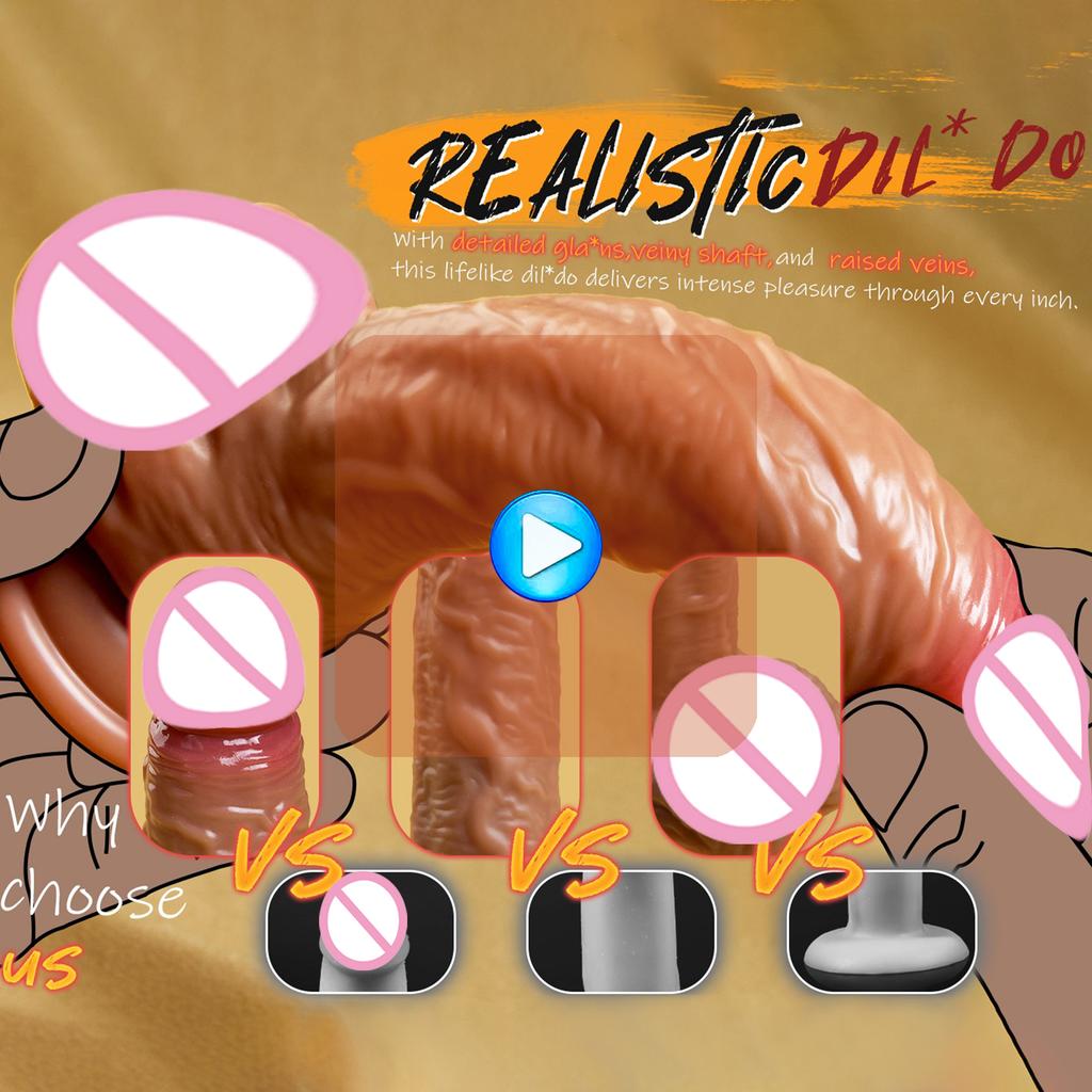 Realistic Dildo Vibrating Telescopic Female Sex Toys Penetrating Anal Vagina Big Dick Masturbator Sex Machines Adult Product 18+