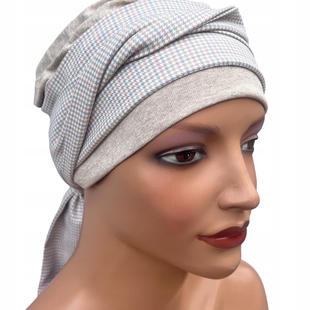 Lena Women' Turban Light Beige Sweater 532 Autumn Also After Chemotherapy