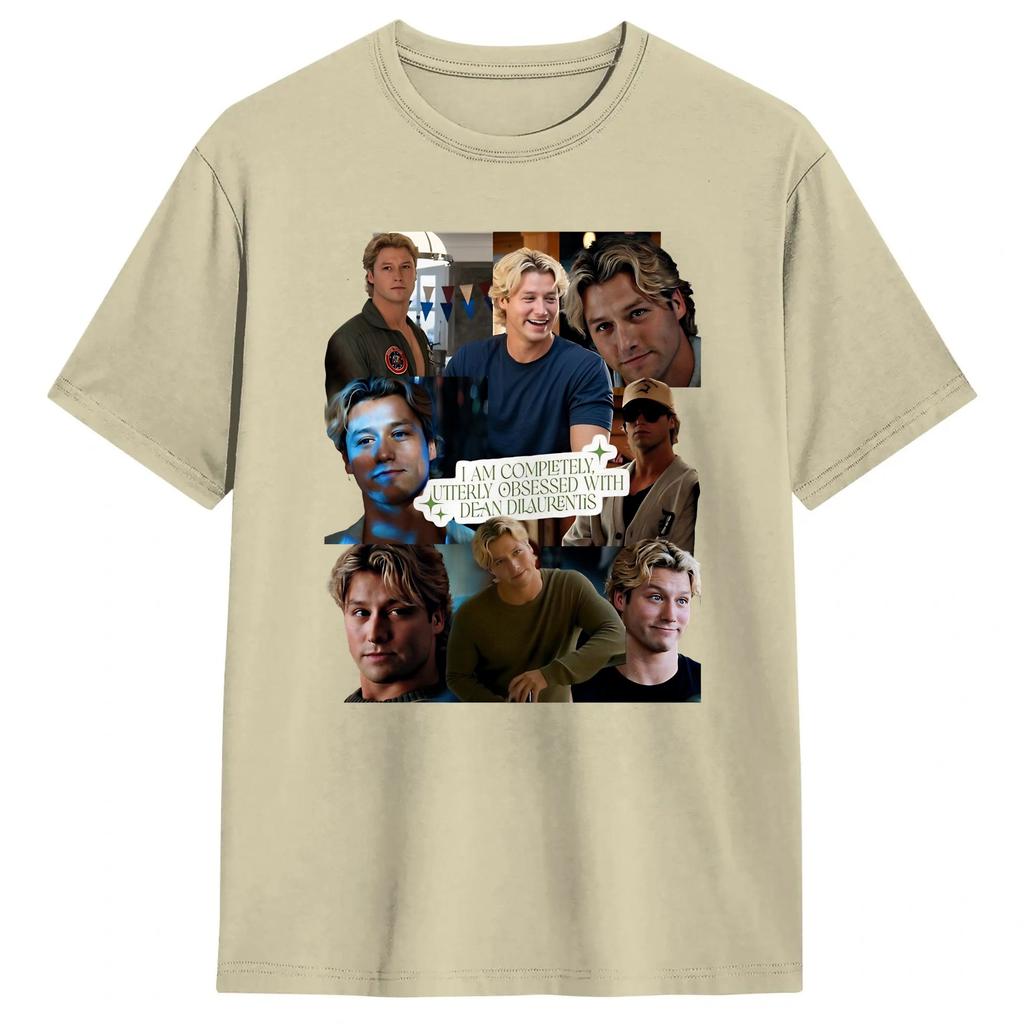 T-shirt in Cotone Garrett Graham 44 Fuori dal Campus per Uomo Estate Y2K Divertenti Magliette Novità Top Stampa Oversize