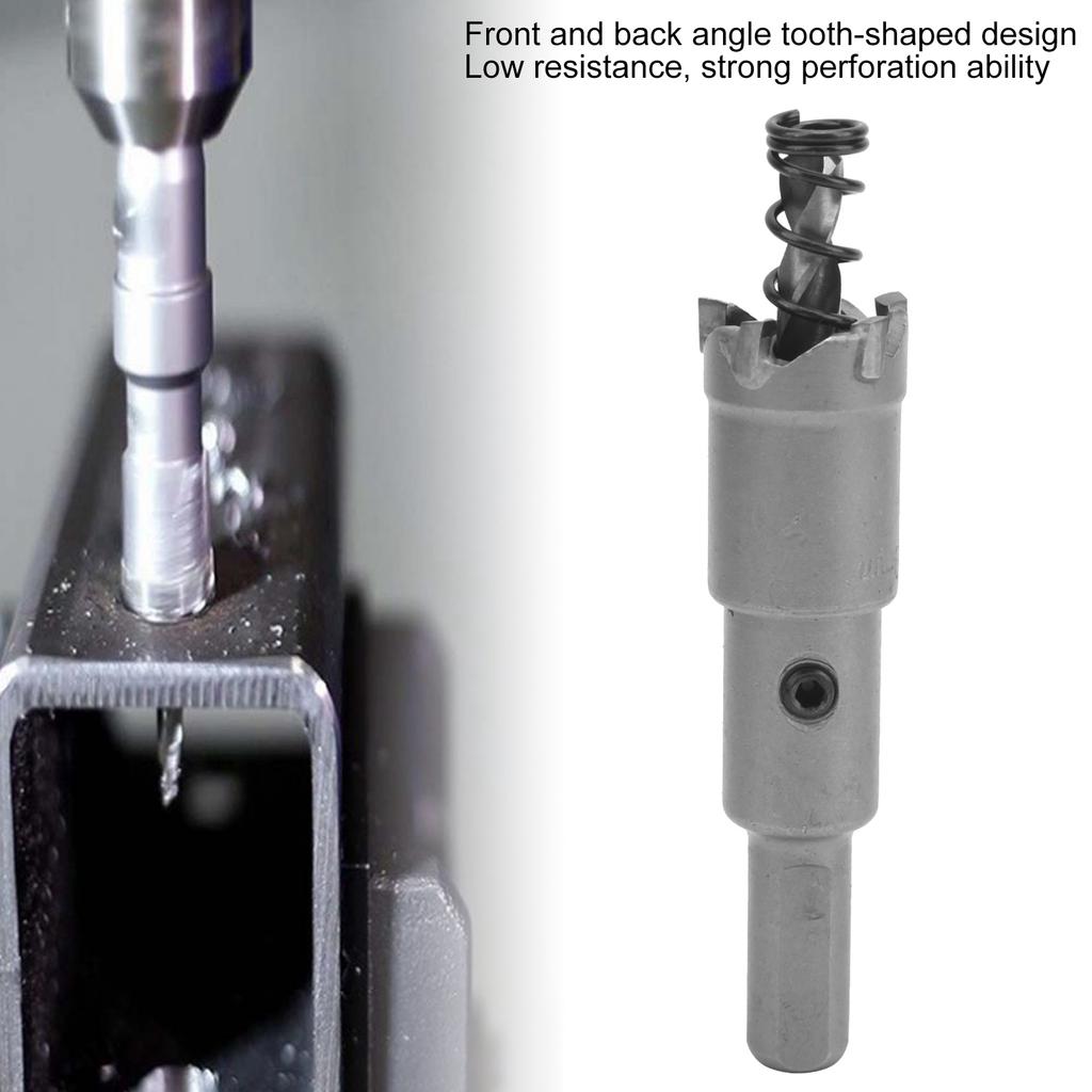 Cemented Carbide Hole Saw Cutter Hard Alloy Drill Bit Opener for Metal Thick Plate Aluminum Alloy