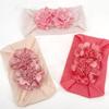 Baby Headband Two Big Flowers Seamless Soft Headdress Newborn Bandana Toddler