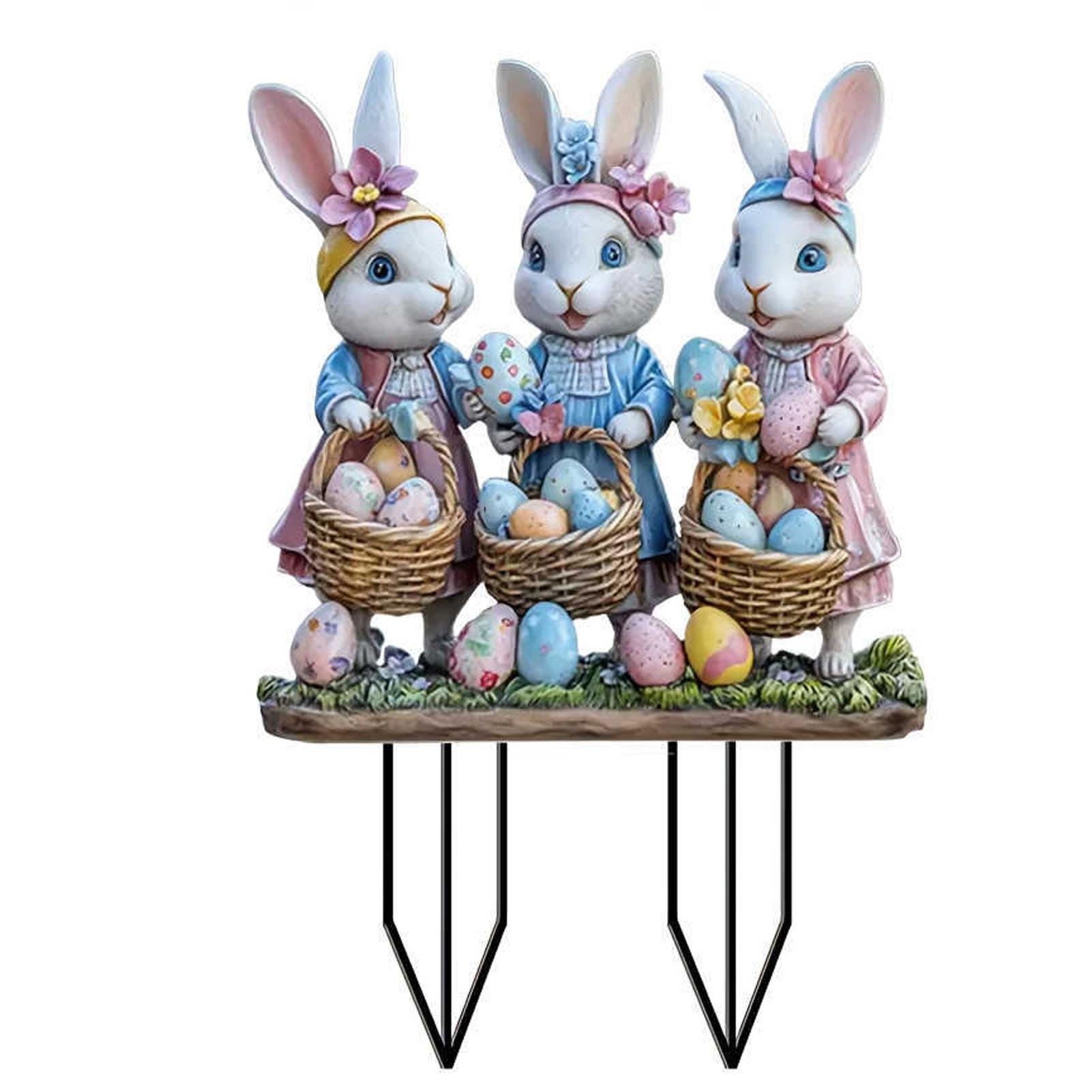 

Easter Bunny Garden Decorations Adorable Decor For Outdoor Space Easter Bunny Decor For Indoor