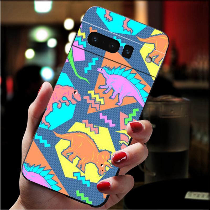 Phone Case For Google Pixel 10 9 Pro XL 9A 8 7 6 Pro Pixel 8A 7A 6A Pixel 8 7 6 5 Cute Dinosaur Baby