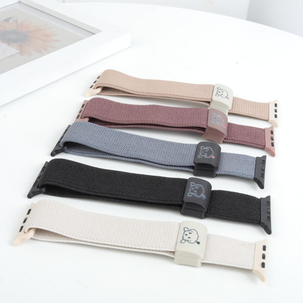 Straps For Apple Watch Band 46mm 45mm 44mm 49mm 42 41 40mm Magnetic Nylon Correa Bracelet iWatch Series 10 9 8 7 6 5 SE Ultra 2
