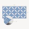 Self-adhesive Vinyl Panel with Print for Bathroom 100x50 cm Geometric Grid Pattern