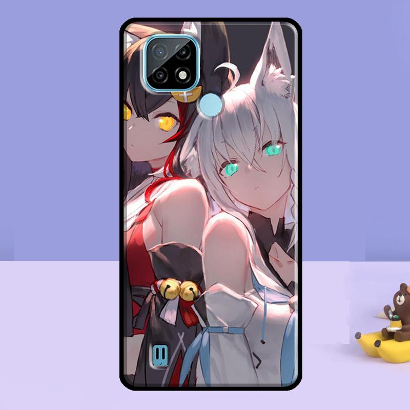 Shirakami Fubuki Hololive Case For Realme C75 C67 C61 C55 C53 C51 C35 C21Y C25S GT 7 Pro 6 6T 10 11 12 13 14 Pro Plus