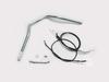 HURRICANE POLICE4 Handlebar Chrome for Z650RS Set, Plated, (22- ER650M/R) H719-068C