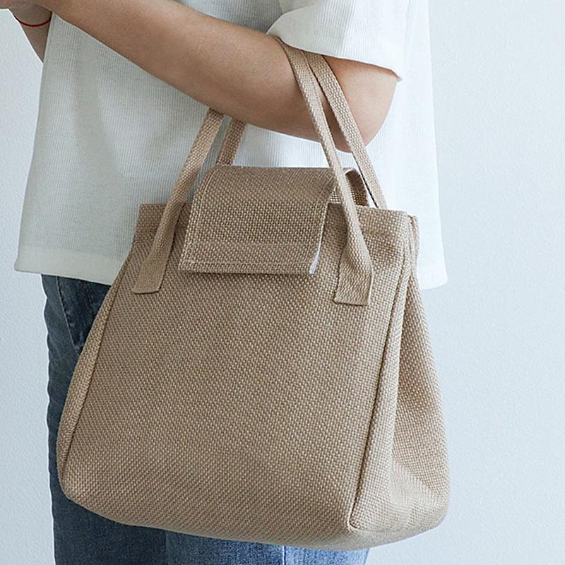 Japanese High Capacity Portable Lunch Thermal Bag Picnic School Travel Insulated Food Container Bento Cooler Tote Storage Bag