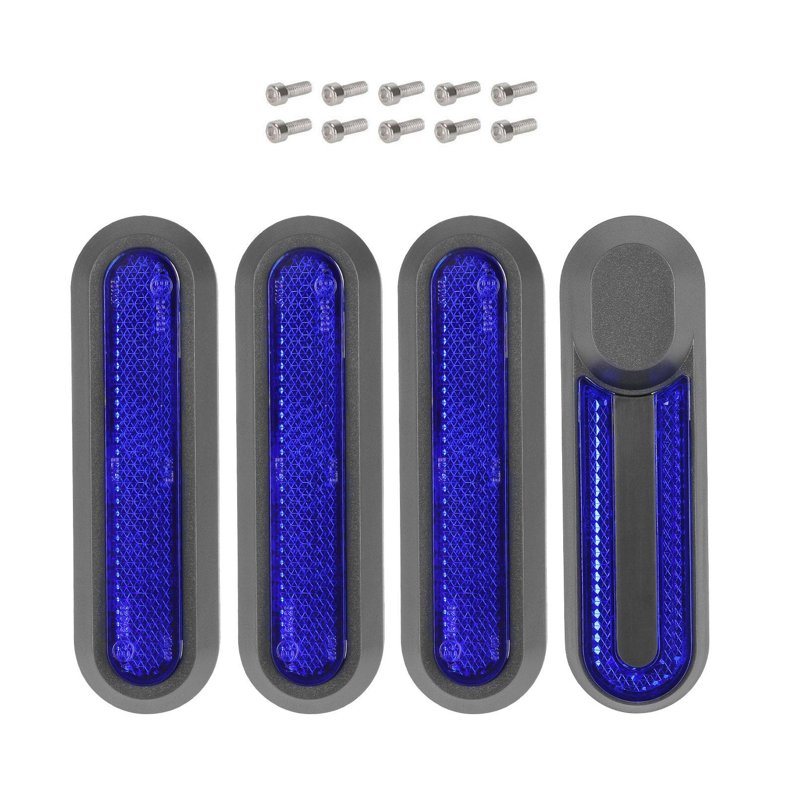 

Крышка заднего бокового колеса электросамоката, светоотражатель с винтами, замена боковой крышки электросамоката, светоотражающая полоса 6