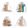 10 Sets Christmas Party Favors Cute Deer Acrylic Hanging Ornaments with Thank You Tags And Gift Bags Christmas Souvenirs Gifts for Party Decor