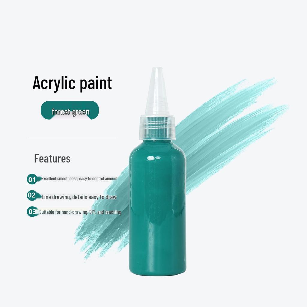 100ml Waterproof Acrylic Paint Set for Children's DIY Projects & Plaster Dolls.