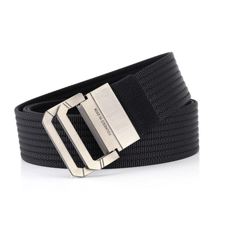 

Тактический ремень для мужчин с двойной петлей, нейлоновый ремень для людей среднего и молодого возраста, универсальные брюки для улицы 120Cm (3.8cm wide)