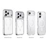Luxury Magnetic Magsafe Phone Case For iPhone 17 Pro Max 17Air 17Pro 17 Transparent With Camera Button Wireless charging Cover