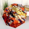 1 PC Automatic Folding Umbrella - Son Goku Pattern Portable Foldable Design With 8 Ribs Christmas Birthday Gifts