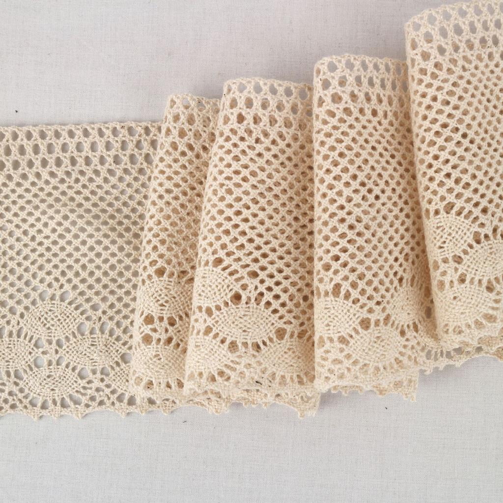 Cotton Thread Lace Accessories Handmade Diy Pure Cotton Woven Lace Edge Sofa Curtain Clothing Lace Material