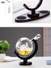 Earth Decanter Set: High Borosilicate Glass Infusion Bottle & Craft Ornament