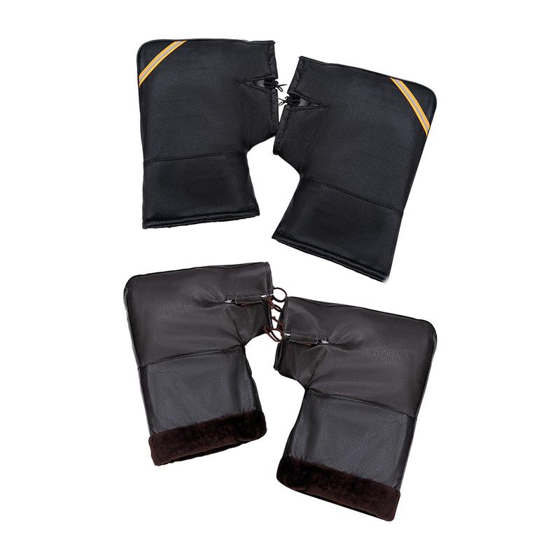 Motorcycle Handlebar Gloves Winter Warmer Thermal Cover Mitts for Bike