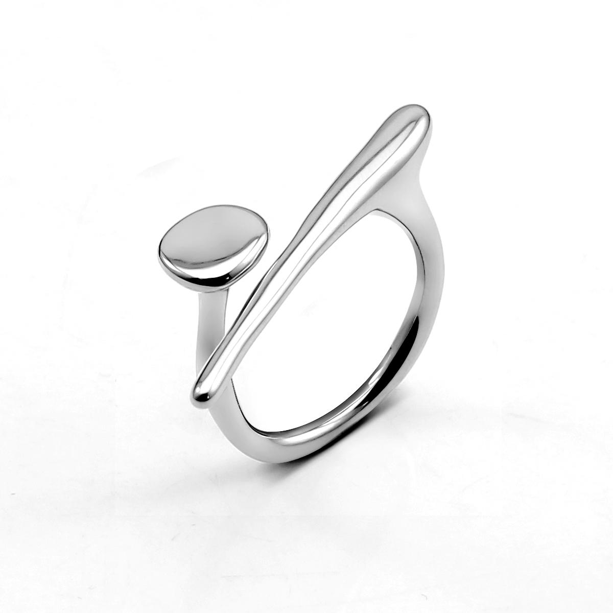 

Minimalist Jewelry Waterproof Tarnish Free Inoxydable Femme Stainless Steel 18k Gold Plated Wave Thin Rings Stacking 6 серебряный