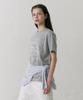 OSTKAKA Hey Logo T-Shirt Melange Grey