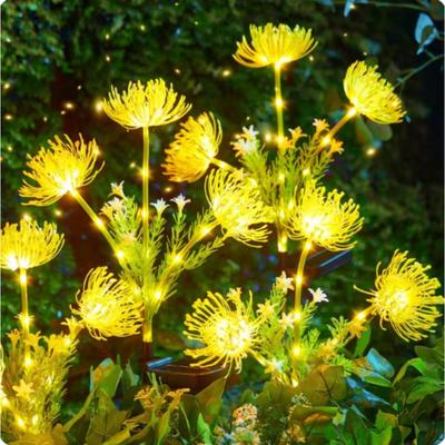 40W Solar Flowers Lights with Glowing Flowers Stems Solar Garden Lights Solar Butterfly Outdoor for Garden Decoration Yard