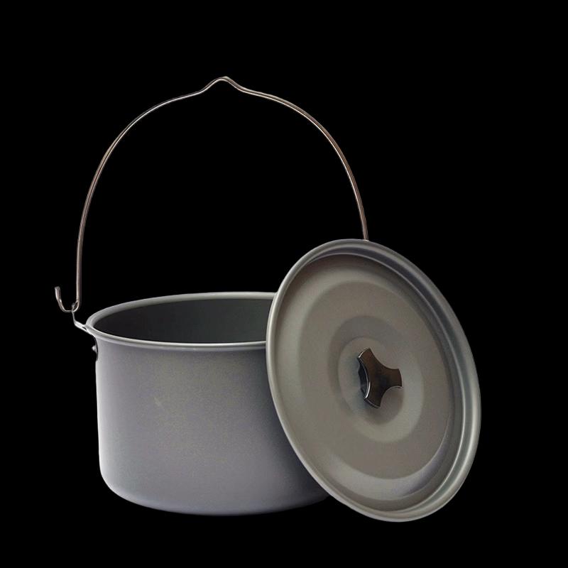 Jing Ren 4.5L Aluminum Camping Hanging Pot