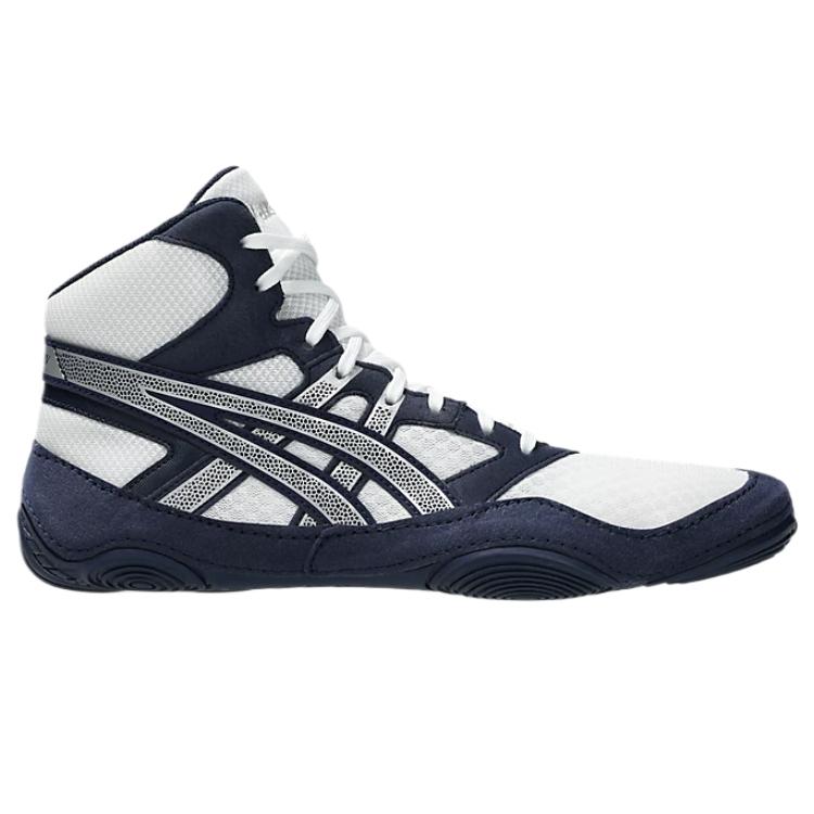 Nové tréninkové boty Asics Snapdown 4 Coverage se středně vysokým svrškem Pánské Modré Bílé 1081A058-401