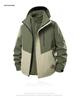 3-in-1 Men's Assault Jacket: New 2025 Autumn/Winter Outdoor Windproof, Waterproof Hooded Workwear
