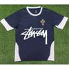 Maglia da Calcio Signature Stussy Retro Brasile Argentina Portogallo Maglia da Allenamento Calcio Uomo Donna Manica Corta