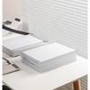 Anti-Wrinkle Clear Pet A4 File Storage Box -Stackable Desktop Document Organizer Case For Office & Student Desk