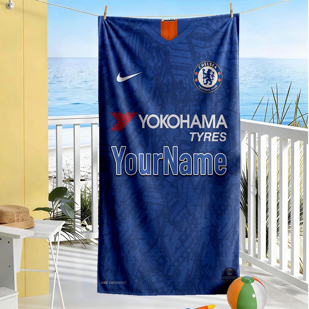 Chelsea Personalized Name Beach Towel Super Soft Microfiber Quickdry Fabric Portable for SwimmingBeachCamping Travel Beach AccessoriesGym
