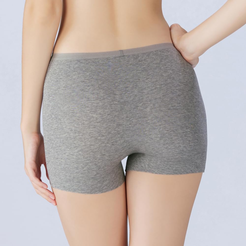 Regular deep HZ5162 shorts, comfortable, seamless, 85% cotton, cut, one-quarter length,