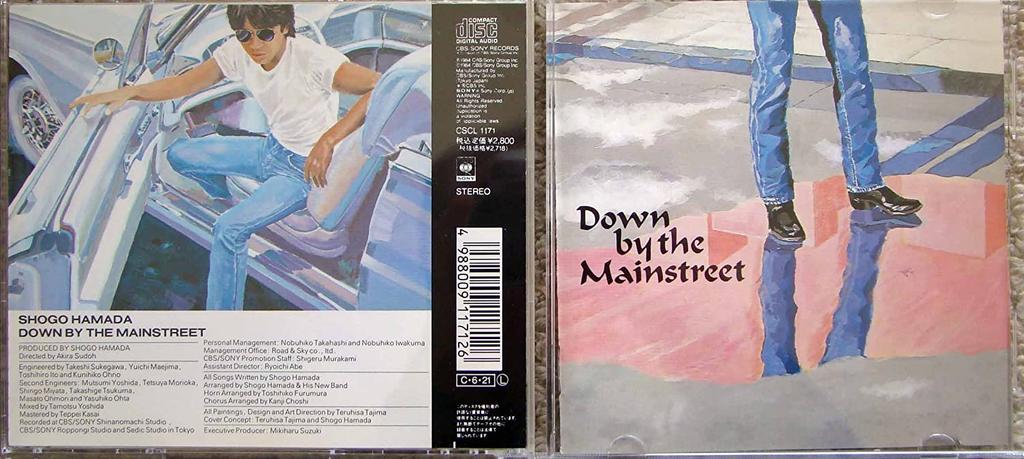 CD SHOGO HAMADA - Down by the Mainstreet CSCL1171 CBS/Sony 1990 Japan Japanese Pop/Rock Used