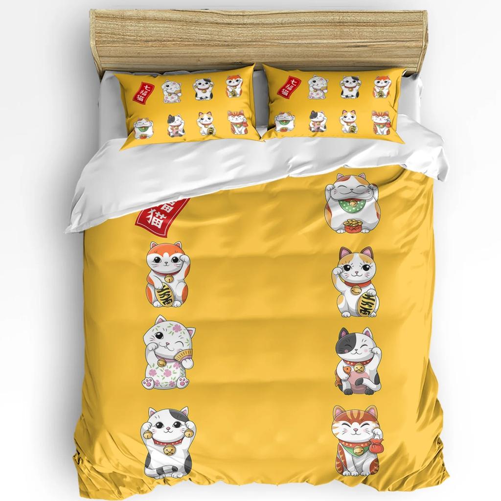 Katze Seil Maus Bettbezug Bett Bettwäsche Set Heimtextil Steppdeckenbezug Kissenbezüge Schlafzimmer Doppelbettwäsche Set Ohne Bettlaken
