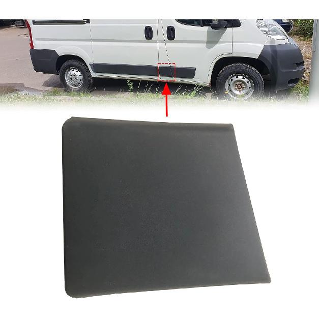 Front Right Side Door Body Molding Panel B Pillar Trim Door Molding Cover Gray Fits for Ram Promaster 1500 2500 3500 3.0L 3.6L 2014 2015 2016 2017