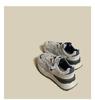 Qiao Feifei Women's Retro Versatile Mesh Dad Shoes - Stylish Spring & Autumn Thick-Soled Waffle Sneakers