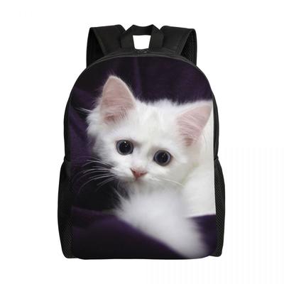 School Backpack Children Shoulder Book Bag Student The New School Bag For Kids Custom Pattern Cute Cat Print