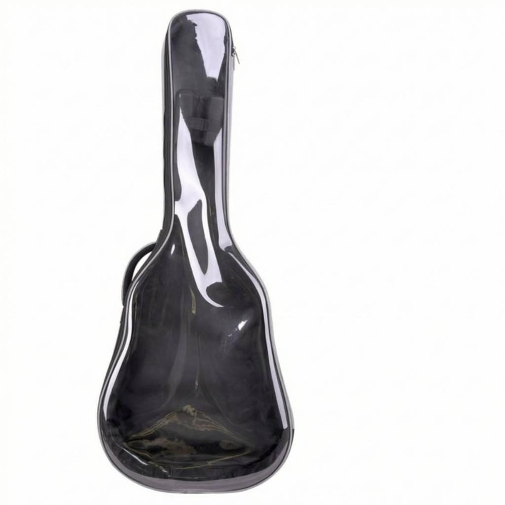Transparent Guitar Bag Rubber Bottom Musical Gear Thick Padding