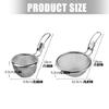 Stainless Steel Skimmer Fine Mesh Colander For Filtering Soup Frying Food Hanging Edges Kitchen Accessory