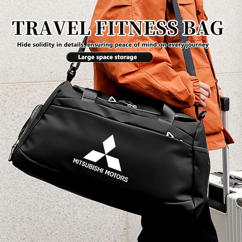Auto Styling Sporttasche Große Kapazität Umhängetasche Reise Rucksack Zubehör für Mitsubishi Lancer ASX Pajero Mirage Attrage SL8