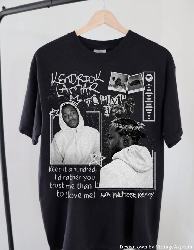 New Kendrick Lamar hip hop rapper Gift For Fans Unisex S-5XL Shirt BI04_208 XXXL