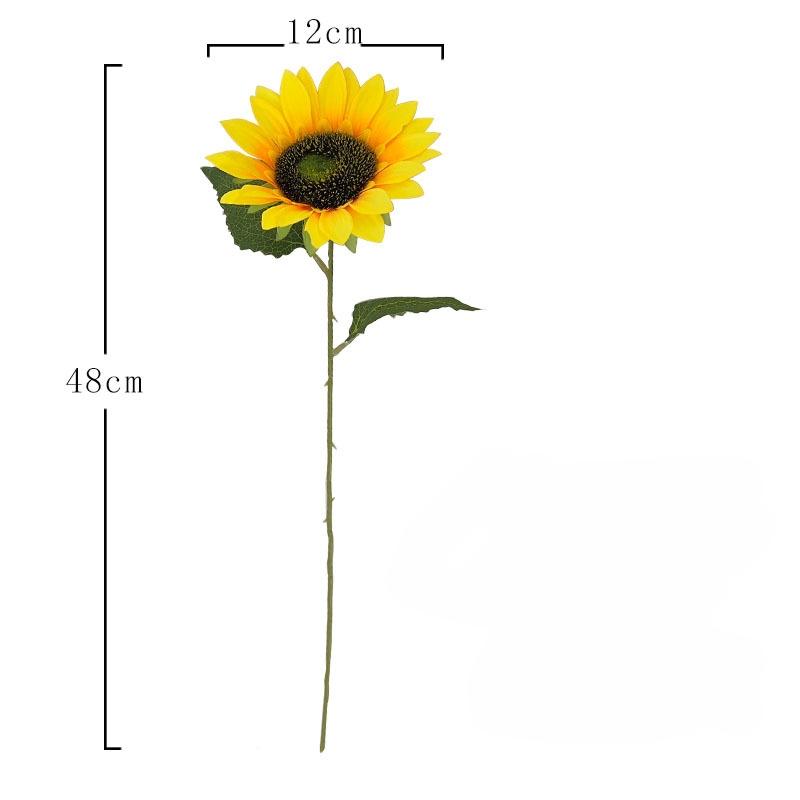5/10/20pcs Sunflower Artificial Flowers Bouquet Realistic Outdoor Garden Autumn Decoration Home Floral Arrangement Wedding Decor
