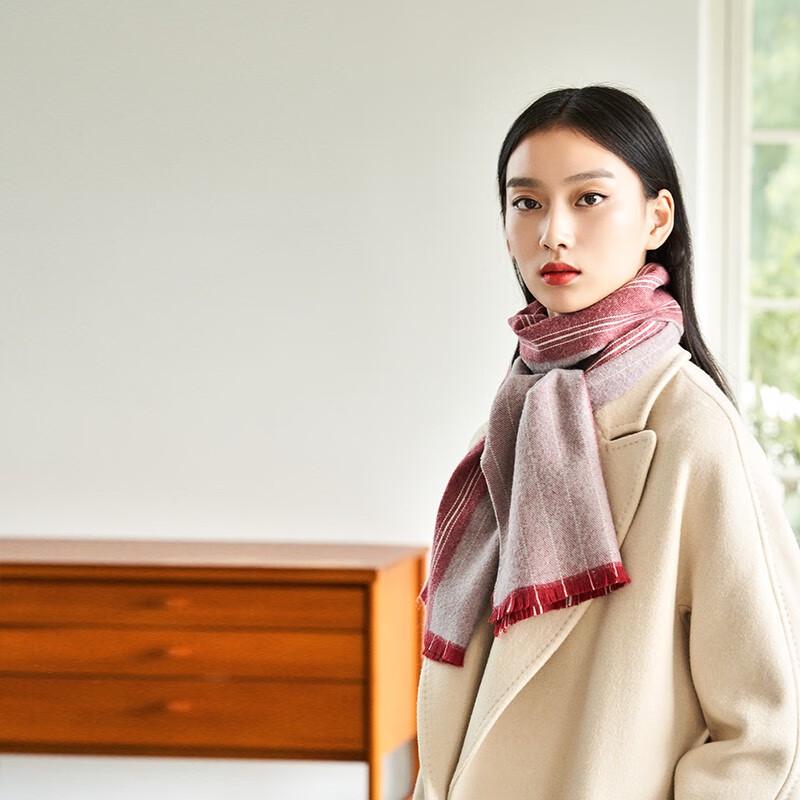 Wanshili Unisex Silk Wool Blend Scarf