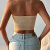 Women's Solid-Color Strapless Bandeau