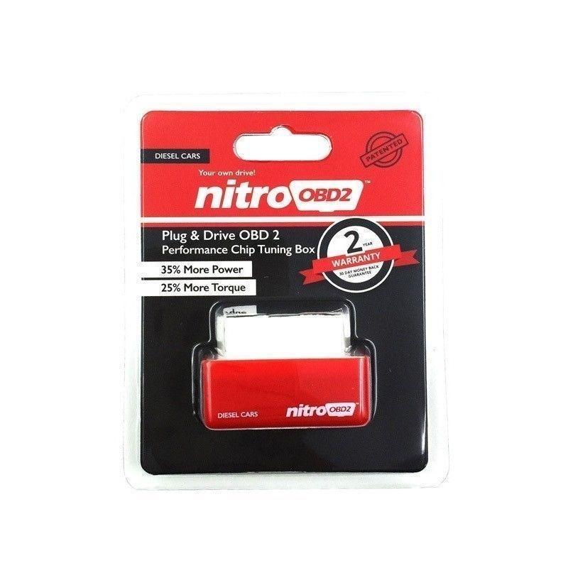 Universal ECU Bhp Power Remap Nitro OBD2 Petrol Tuning Box Chip Performance Plug