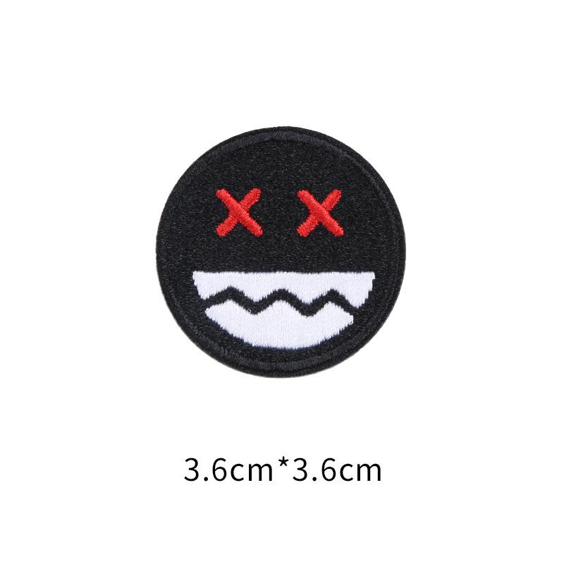 Self-Adhesive Black Patch Sticker Clothes Pants Down Jacket Broken And Seamless Repair Repair Embroidery Cloth Sticker Ghost Decal